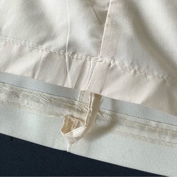 Vintage London Fog Classy Off-White Trench Coat - Size 8 - Picture 14 of 15